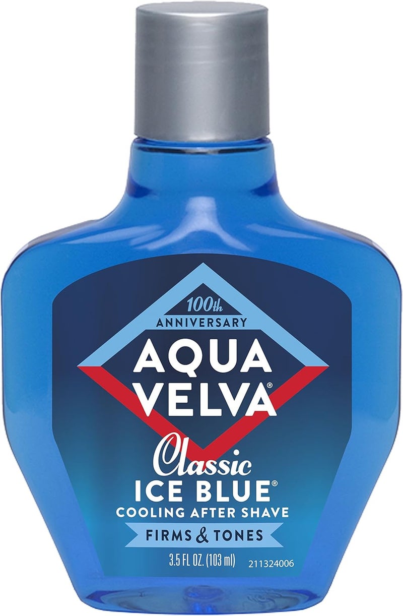 Aqua Velva Classic Ice Blue After Shave Lotion - 3.5 Ounce - Image 1